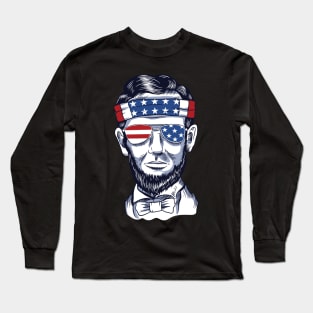 Awesome American Abraham Lincoln Long Sleeve T-Shirt